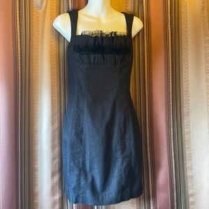 Guess Black Jean Dress Size 1